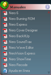 Nero StartSmart: su centro de comandos Aquí se muestran todas las aplicaciones instaladas de la familia de productos de