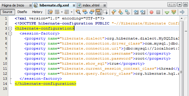 Nota para el IDE NetBeans 6.9. Debe escribir org.hibernate.hql.classic.classicquerytranslatorfactory como el valor de la propiedad. En el IDE de NetBeans 6.