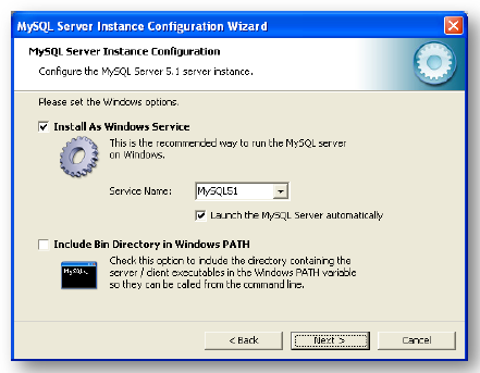 En nuestro caso, marcaremos la opción " Install As Windows Service", y pulsaremos clic sobre el botón para