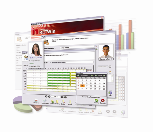 El software para Control de Tiempo y Asistencia REIWin Full/Enterpise, es un potente sistema diseñado en lenguajes de última generación que funciona en ambiente Windows, y permite obtener el máximo