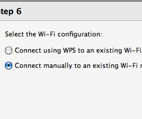 Haga clic en Continue (Continuar). El asistente de configuración de la unidad Wireless Space buscará redes Wi-Fi disponibles.