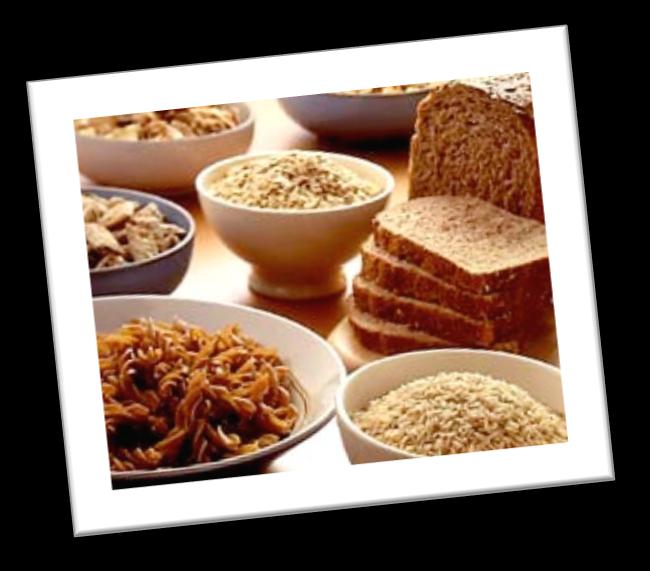 Cereales y Farináceos Alimentos hechos con trigo, arroz, avena, maíz,