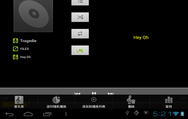 2. Select a video file to play and the system will enter video playing interface.