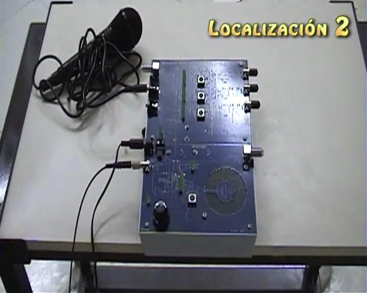 8. Presiona el pulsador central colocado en la porción del transmisor en el módulo hasta que se encienda el LED