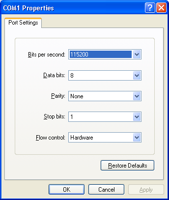 5) Al hacer clic en el botón Sí se reiniciará la PC. 6) Abra la ventana de propiedades de la impresora en el SO de Windows. 7) Haga clic en Configuraciones de Puerto en la pestaña Puertos.