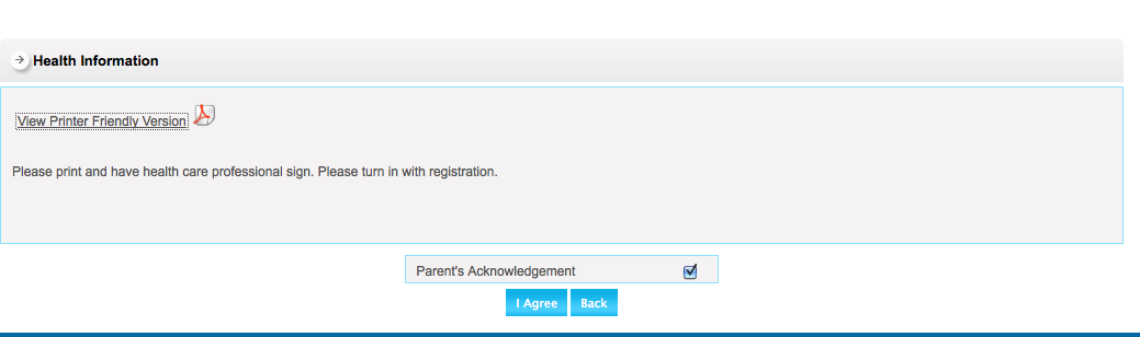 8. Click #6 Affidavit of Parent Residency (Shared home) Follow instructions If this does not apply, click for a checkmark at Parent s Acknowledgement and click I agree to return to enrollment screen.