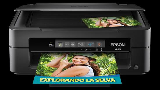 EPSON L210 Multifuncional con sistema original de Tanque de Tinta con Impresora, Copiadora y Escáner Costo de impresión ultra bajo Fácil uso y recarga de tinta imprime* hasta 4000 páginas en negro ó