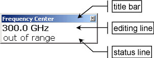 Operaciones Básicas Configuración de parámetros La siguiente figura muestra un ejemplo de un cuadro de diálogo de edición: Fig.