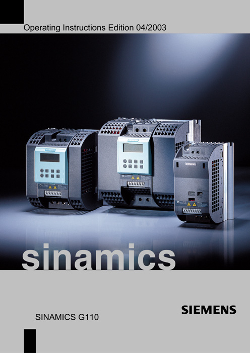 técnicos y opciones disponibles del SINAMICS G110.