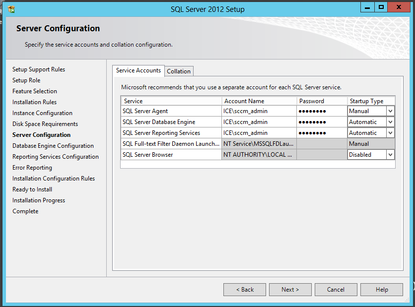 6. Seguir con la instalación y escoger el lugar deseado para guardar las configuraciones realizadas del SQL. Figura 2.87 Selección del nombre de la Instacia y ubicación del SQL Server 7.