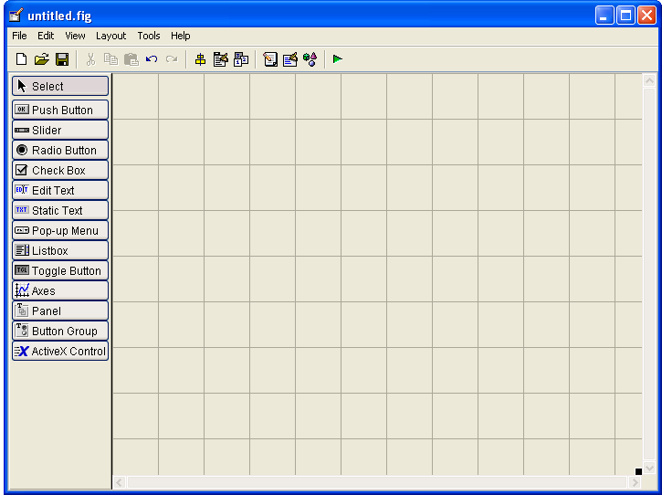 Figura 5. 2 Ventana de inicio de la GUI. 4. Pulse la tecla OK. Aparecerá el entorno de la interfaz gráfica de usuario, tal como se muestra en la figura 5.3 Figura 5.