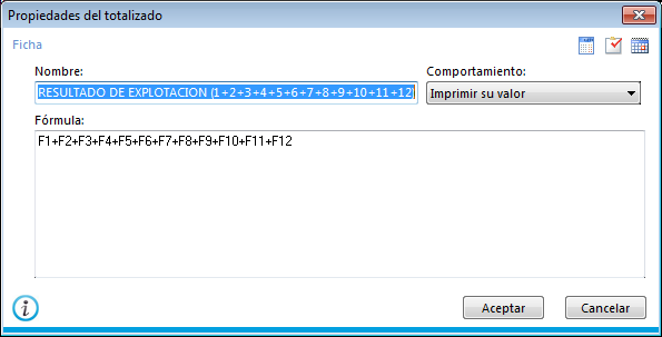 ContaSOL 2012 Impresión Oficial 131 - Identificador Clave única que identifica a este elemento para posteriores cálculos en el modelo. - Cuentas incluidas - Código de cuenta.