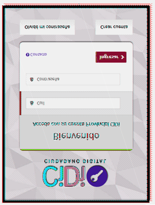 Crear cuenta de Ciudadanía Digital (CiDi) 1) Para crear una cuenta CIDI, ingrese a la página https://cidi.cba.