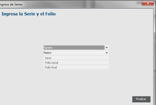 1.3 Selecciona la opción de Series y Folios. 1.4 De lado derecho del apartado se encuentra la opción de Agregar, dale clic y procede a configurar. 1.5 Selecciona la opción de Egreso (Imagen 2).