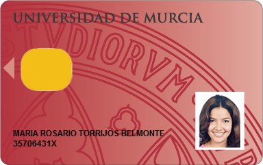 2.2 Tipos de tarjeta universitaria Desde el curso 2012/2013, la Universidad de Murcia dispone de la Tarjeta Universitaria Inteligente (TUI),