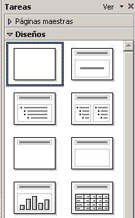 Figura Nº 04 Diseño de la Diapositiva 6. Luego de seleccionar el respectivo diseño puede comenzar a trabajar. Cómo abrir un documento existente?