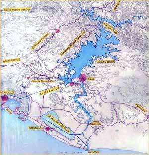 Características del Proyecto Aprovecharía el cauce del Río Papagayo, a 30 Kms de Acapulco.