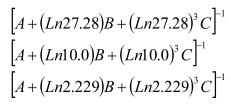 2.3. Cálculo de las Constantes El cálculo de las constantes implica determinar experimentalmente el valor de resistencia en tres puntos de temperatura diferentes o tomar de la tabla característica