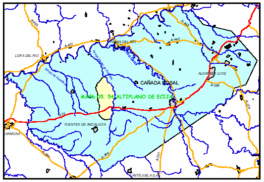 Hacia el centro y norte de la cuenca sobre los materiales para-autóctonos se sitúan las margas miocenas, comportándose en este caso como un acuífero confinado.