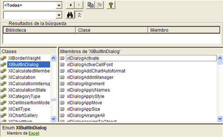 En el siguiente ejemplo abrimos un archivo mediante el Built In Dialog GetOpenFilename pero solo listamos los archivos XL* (el asterisco significa "cualquier caracter").