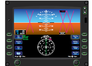 Capítulo 2 navegación (navegación de área (RNAV) /sistemas de gestión de vuelo (FMS)) y los instrumentos que se basan en sensores, fuentes de alimentación ininterrumpida de 24 VDC o 12 VDC.
