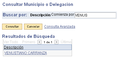 Nombre del Campo *Municipio o Delegación: Descripción Seleccionar del catálogo de municipios, la delegación o municipio donde se ubica el domicilio fiscal, como aparece en el comprobante de domicilio.