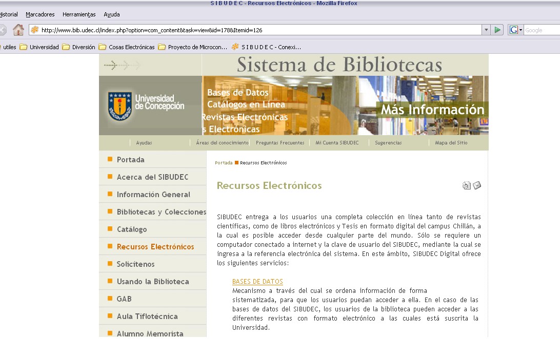 Rama Estudiantil IEEE Universidad de Concepción 4 usuario y contraseña, estarán en la pagina principal de Sibudec.
