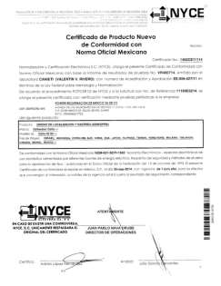 44 Certificaciones y permisos de Pointer México.