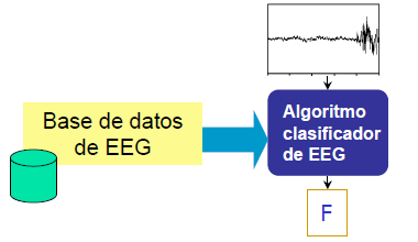Segunda etapa (algoritmo clasificador): consiste en un algoritmo estadístico y automático (sistema computarizado) ajustado para optimizar la clasificación clínica del neurofisiólogo (escala de