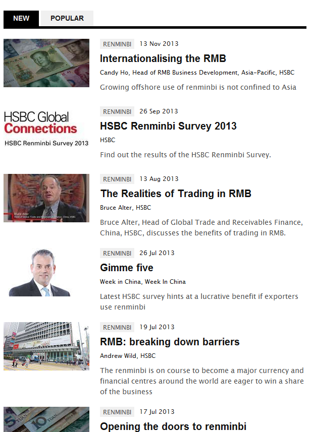 negocios HSBC