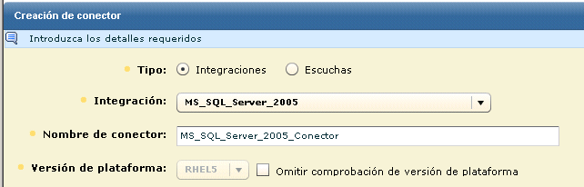 Ejemplo: Activación de la recopilación directa con ODBCLogSensor Para crear un conector en el agente predeterminado que permita recuperar eventos generados por una base de datos de SQL Server en un