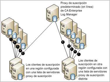 Planificación de actualizaciones de suscripción En entornos grandes de varios servidores, se pueden configurar varios servidores como proxys de suscripción.