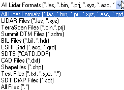 o Conversión de ficheros de MDT para poder gestionarlos con facilidad La opción Point Traslator que aparece en la figura superior permite realizar un amplio abanico de funciones con muy diversos