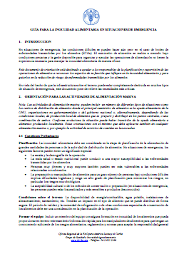 org/es/inocuidad/pdf/marcofoms.pdf Food Safety Guidance in Emergency Situations OMS ftp://ftp.fao.