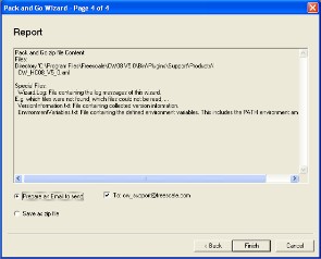 Fig. 5.9 Ventanas del CodeWarrior Updater Función de Compresión del Proyecto Pack and GO. Con esta opción es posible crear un archivo ZIP de todo el proyecto que actualmente se este desarrollando.
