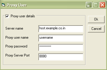 numa_importer Campo Nivel de registro Valores de configuración del proxy Nota: La sonda permite configurar varios perfiles.