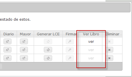 4. ARCHIVOS CARGADOS e) Generar Libro Contable Electrónico (LCE): se genera el XML del libro contable para ser enviado al SII.