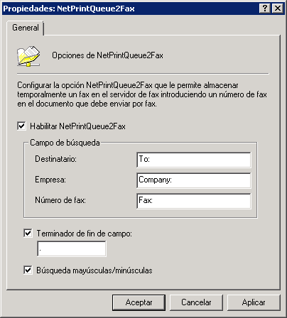 Captura de pantalla 89: Configuración de NetPrintQueue2FAX 2.