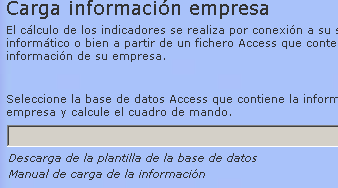 Carga de la información Desde el menú administrativo de IRIs View se accede a la función Carga información que presenta el siguiente formulario En donde seleccionará el fichero Access o Excel de su