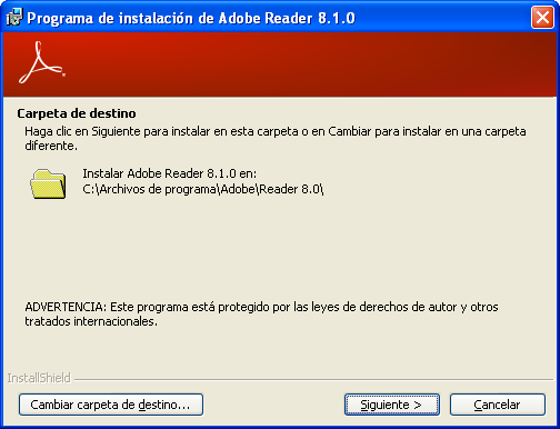 Instalación de la Versión 8 de Adobe