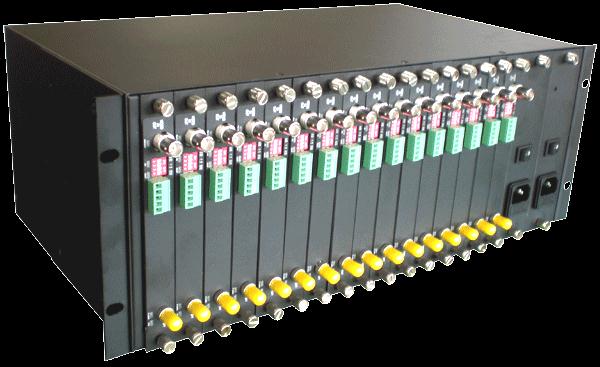3) SFC1100-1U/ 4U Chasis de fibra óptica SFC 1100-1U SFC 1100-4U 19 TIPO RACK, 1U tamaño 4 Slots