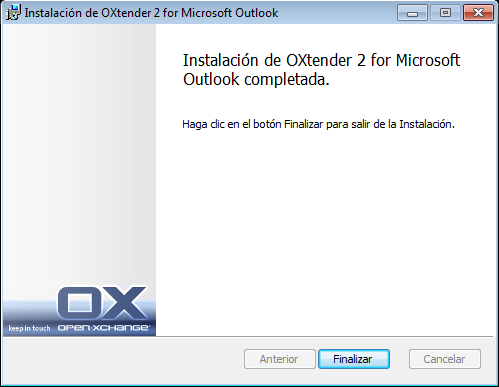 Instalación de Connector para Microsoft Outlook Pasos de
