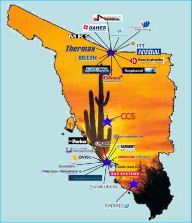 Ubicación Cantidad Porcentaje de empresas empresas por región Nogales 17 52% Guaymas-Empalme 14 42% Hermosillo 1 3% Cd.