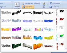 Insertar Word Art: Inserta textos decorativos en el documento.