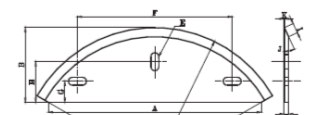 Figura 14: Sistema de tres sinfines con avance desencontrado. Figura 15: Detalle del rotor central. a b Figura 16 a: cuchilla lisa ubicada en la periferia de la paleta del sinfín inferior.