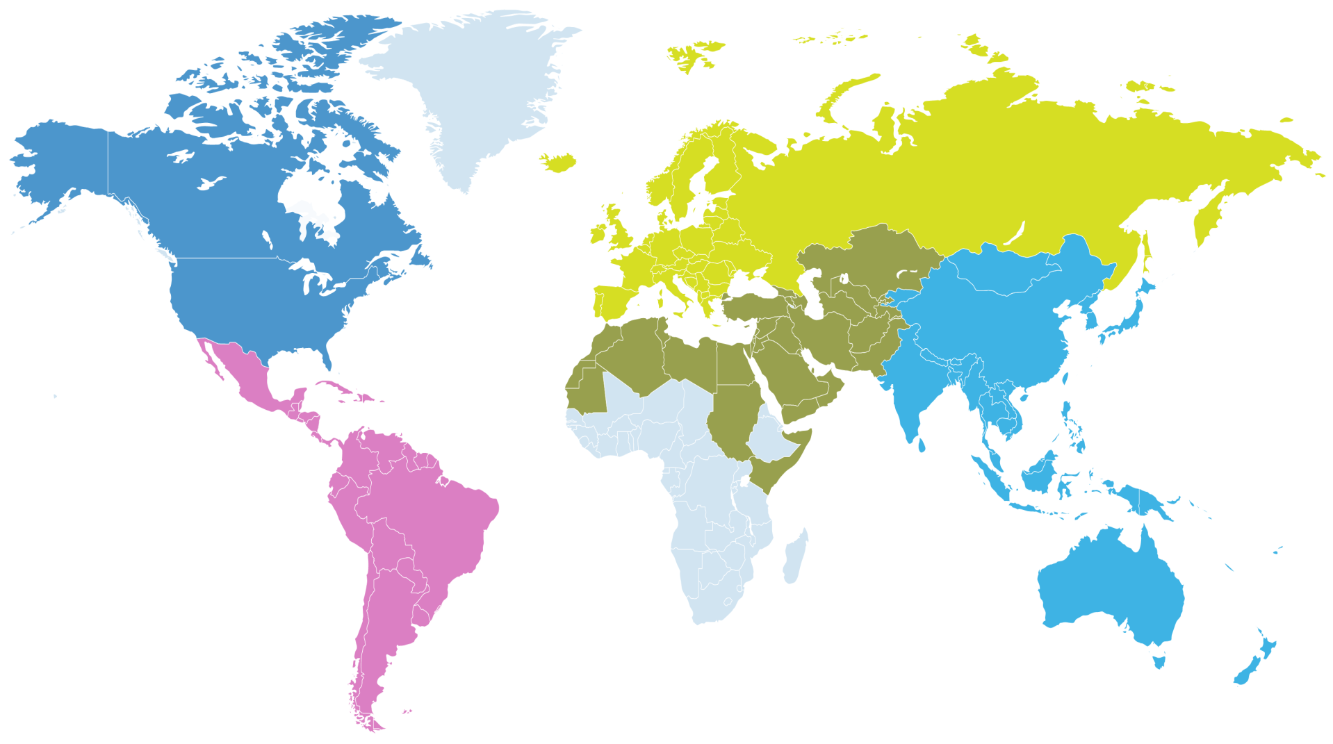 Distribución de la Audiencia Global Asia-Pacífico y Europa son las Regiones con Mayor Audiencia Online 26% Europa 14% América del Norte 9% Medio Oriente -