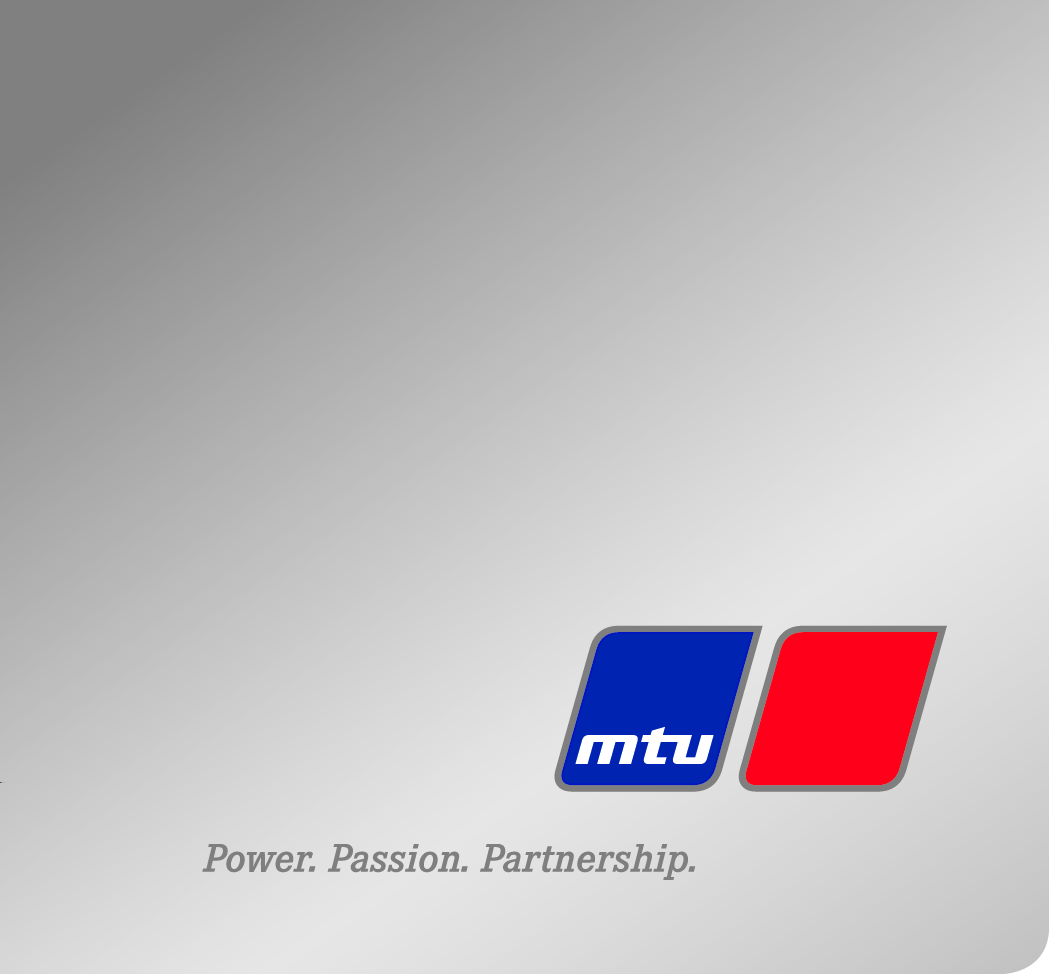 Prescripciones de las materias de servicio Todas las series comerciales de MTU (a