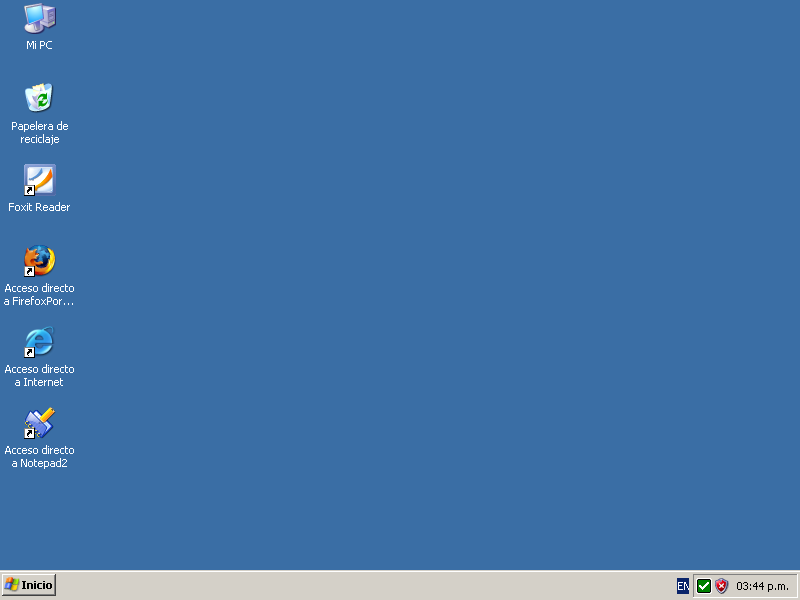 iniciando Windows. 4. Automáticamente aparecerá la pantalla de Windows.