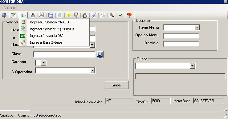 WWWMONITORDBACOM Requerimiento de Hardware Servidor de monitoreo (motor de revisiones) Servidor Windows (2003-2008) Mínimo 4GB RAM 100 GB disco duro SQLSERVER 2000 ó 2005 (soporta versiones Express)