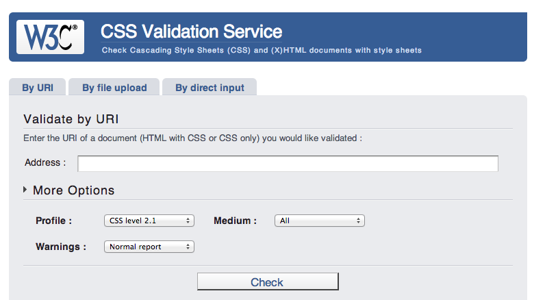 Figura 5: captura de pantalla del validador (X) HTML de W3C Validador de CSS de W3C: Es una herramienta gratuita para validar las hojas de estilo CSS solas
